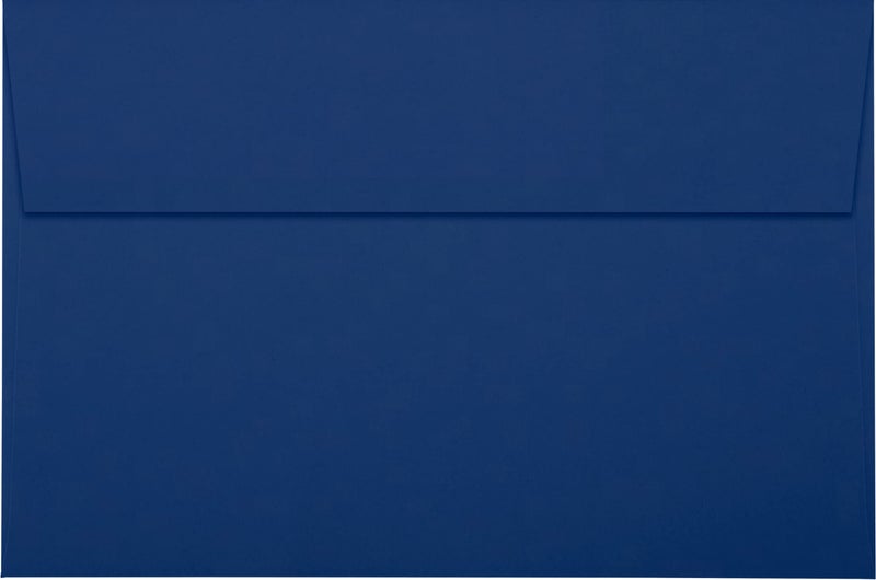 LUXPaper A9 Invitation Envelopes | Peel & Press | 5 3/4" x 8 3/4" | Navy Blue | 80lb. Text | 50 Qty - Image 2